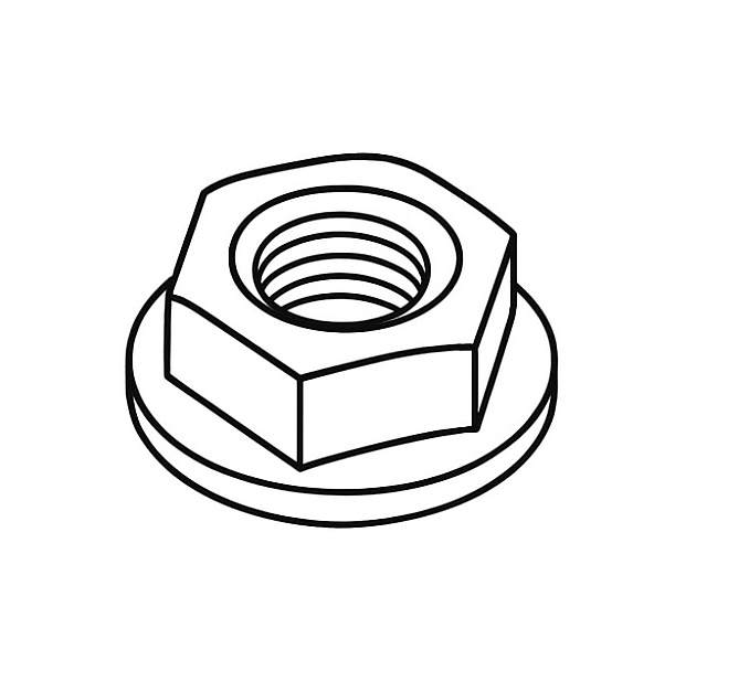 Rear Sprocket Retainer Nut
